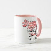 Gnome Couple auf dem Bike Personalisiert Valentins Tasse (VorderseiteRechts)