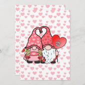 Gnome Couple Feiertagskarte (Vorne/Hinten)