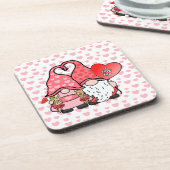 Gnome Couple Getränkeuntersetzer (Linke Seite)