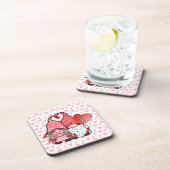 Gnome Couple Getränkeuntersetzer (Rechte Seite)