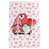 Gnome Couple Mittlere Geschenktüte (Rückseite)
