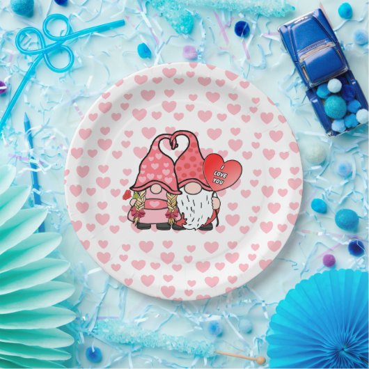 Gnome Couple Pappteller (Party)