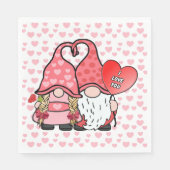 Gnome Couple Serviette (Vorderseite)