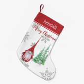 Gnome Custom Kleiner Weihnachtsstrumpf (Vorderansicht (hängend))