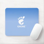 Gnome De-Blau Mousepad (Mit Mouse)