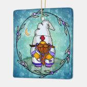 Gnome der männlichen Krankenschwester Keramikornament (Links)