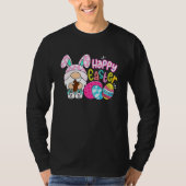 Gnome Easter Eggs Hunting Bunny Gnome Gnomies Happ T-Shirt (Vorderseite)