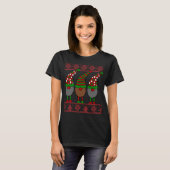 Gnome Elf Ugly Weihnachtssüßer Matching Family G T-Shirt (Vorne ganz)