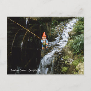 Gnome Fairyland Caverns Rock City Georgia 1952 Postkarte