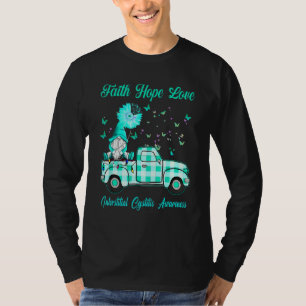 Gnome Faith Hope Liebe Interstitielle Cystitis Awa T-Shirt