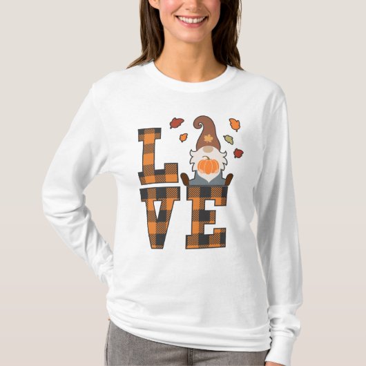 Gnome Fall Liebe T - Shirt Frauen (Vorderseite)