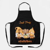 Gnome Fall Vibes Schürze (Vorderseite)