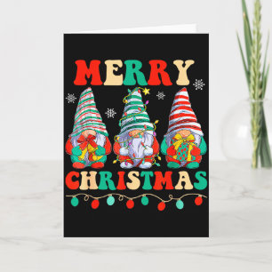 Gnome-Familie Frohe Weihnachten Xmas-Pyjamas Süß Karte