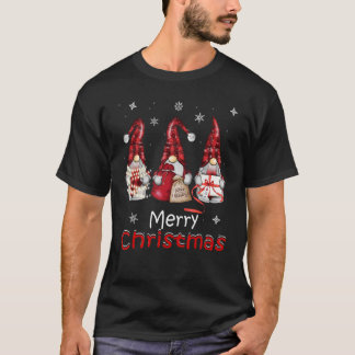 Gnome Familie Weihnachten für Frauen Männer Buffal T-Shirt