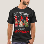 Gnome Familie Weihnachten für Frauen Männer Gnomie T-Shirt (Vorderseite)