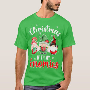 Gnome Familie Weihnachten für Frauen MännerGnomies T-Shirt