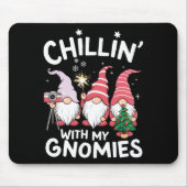 Gnome Family Christmas Chillin With My Gnomies _1 Mousepad (Vorne)
