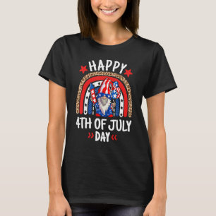Gnome feiert Unabhängigkeitsfeier 4. T-Shirt