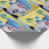 Gnome & ferret Weihnachtsverpackung Geschenkpapier (Ecke)