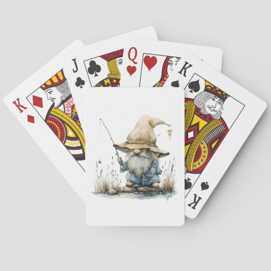 Gnome Fishing Cards Spielkarten (Rückseite)