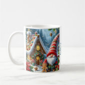 Gnome for Christmas Personalized Kaffeetasse (Links)