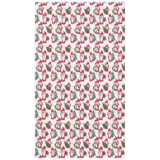 Gnome For Christmas Tischdecke (Vorderseite)