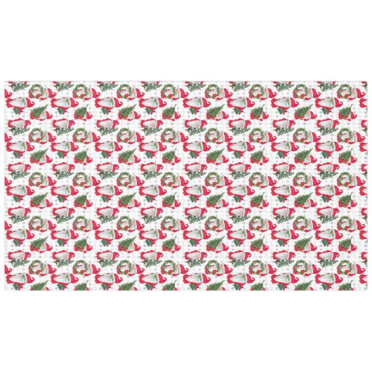 Gnome For Christmas  Tischdecke (Vorderseite (Horizontal))