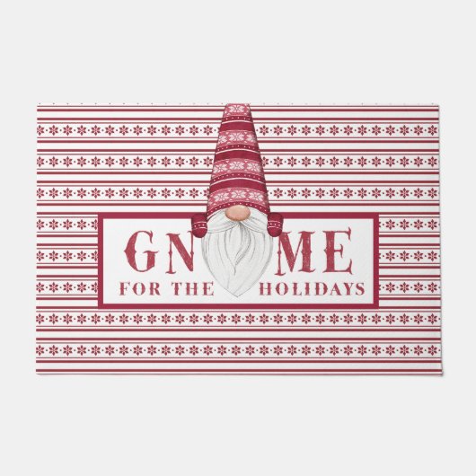 Gnome for Holidays Doormat Fußmatte (Vorderseite)