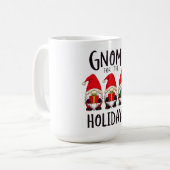 Gnome for the Holidays Christmas Mug Kaffeetasse (Vorderseite Links)