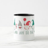 Gnome for the Holidays cute fun Christmas Tasse (Zentrum)