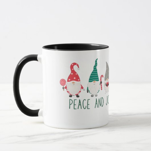 Gnome for the Holidays cute fun Christmas Tasse (Links)