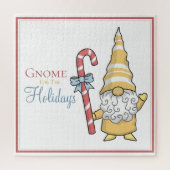 Gnome For The Holidays Festive Christmas XMas Puzzle (Vertikal)