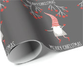 Gnome | Frohe Weihnachten Geschenkpapier (Rolleneckpunkt)
