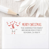 Gnome Frohe Weihnachtsfeiertage Rücksendeadresse E (Insitu)