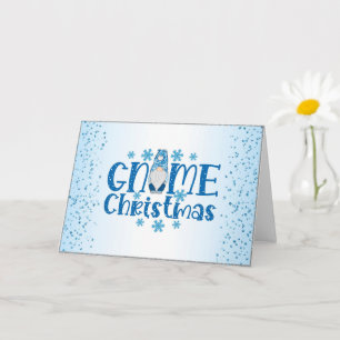 Gnome Frohe Weihnachtsgrußkarten Karte