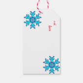 Gnome fröhliche Weihnachten Geschenkanhänger (Rückseite)