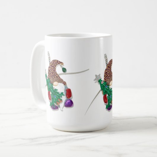 GNOME FUN TASSE FÜR CHRISTMAS/GANZES JAHR (Vorderseite Links)