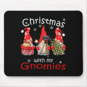 Gnome Funny Family Weihnachten Shirts Frauen 2024 Mousepad (Vorne)