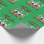 Gnome für das Feierliche Funny Quarantäne Zitat Geschenkpapier (Ecke)