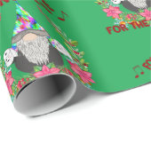 Gnome für das Feierliche Funny Quarantäne Zitat Geschenkpapier (Rolleneckpunkt)