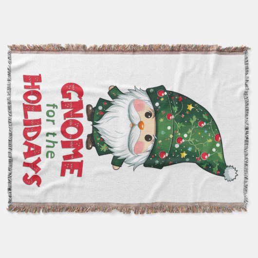 Gnome für den Urlaub Funny & Adorge Weihnachten Decke (Vorderseite)