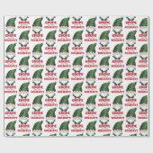 Gnome für den Urlaub Funny & Adorge Weihnachten Geschenkpapier (Flach)