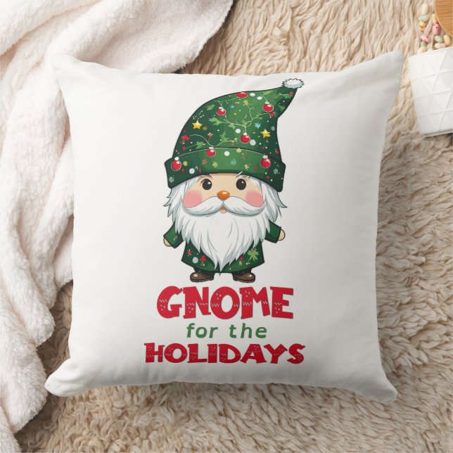 Gnome für den Urlaub Funny & Adorge Weihnachten Kissen (Decke)