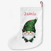 Gnome für den Urlaub Funny & Adorge Weihnachten Kleiner Weihnachtsstrumpf (Rückseite)