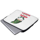 Gnome für den Urlaub Funny & Adorge Weihnachten Laptopschutzhülle (Vorne Knopf)