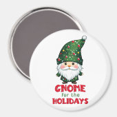 Gnome für den Urlaub Funny & Adorge Weihnachten Magnet (Vorderseite/Rückseite)