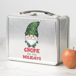 Gnome für den Urlaub Funny & Adorge Weihnachten Metall Brotdose