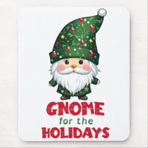 Gnome für den Urlaub Funny & Adorge Weihnachten Mousepad