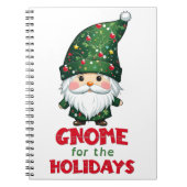 Gnome für den Urlaub Funny & Adorge Weihnachten Notizblock (Vorderseite)