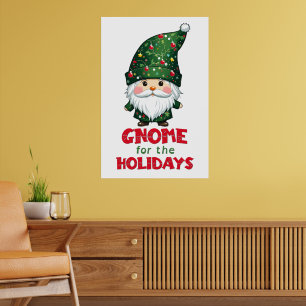 Gnome für den Urlaub Funny & Adorge Weihnachten Poster